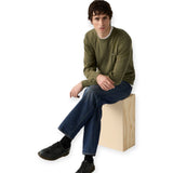 Maglie a manica lunga Uomo Levi's - Lightweight Hm Sweater Meteorite - Verde