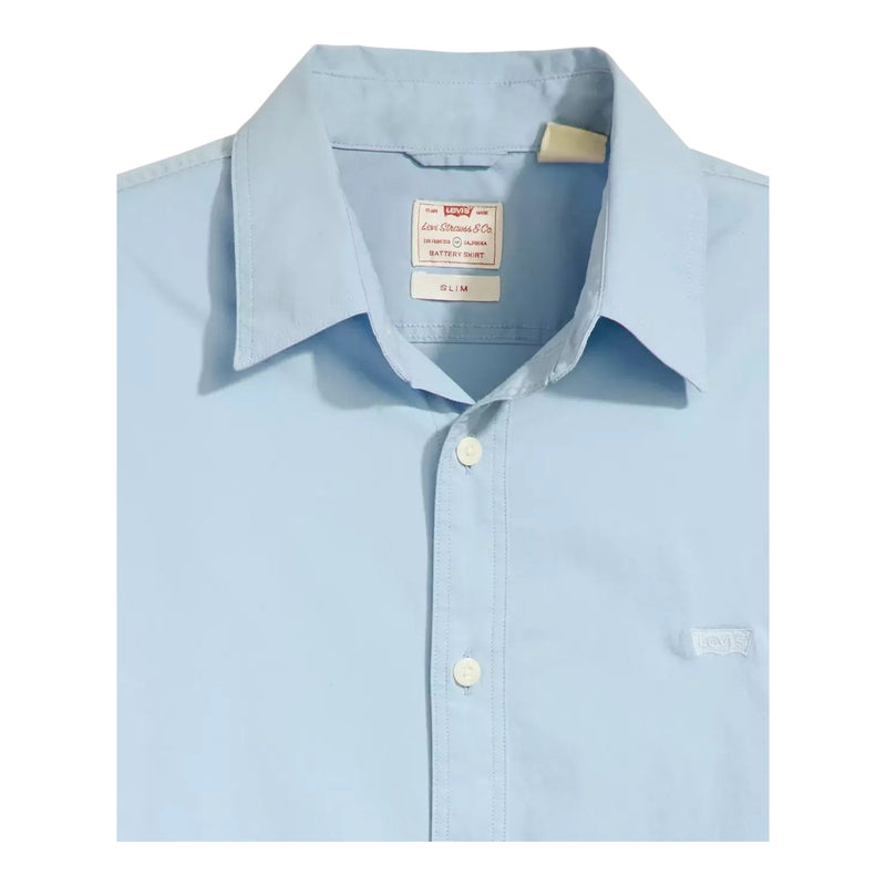 Camicie casual Uomo Levi's - Ls Battery Hn Shirt Slim - Blu