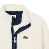 Felpe senza cappuccio Ragazza Lacoste - Lcn Lacoste Sherpa Jacket - Blu