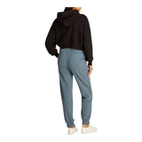 Felpe con cappuccio Donna Calvin Klein - Chenille Monologo Hoodie - Nero
