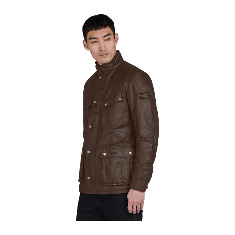 Giubbotti Uomo Barbour International - Duke Wax Jacket - Marrone