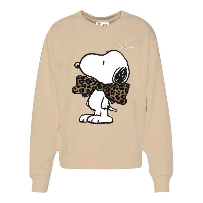 Felpe senza cappuccio Donna Mc2 Saint Barth - Woman Roundneck Sweatshirt - Beige