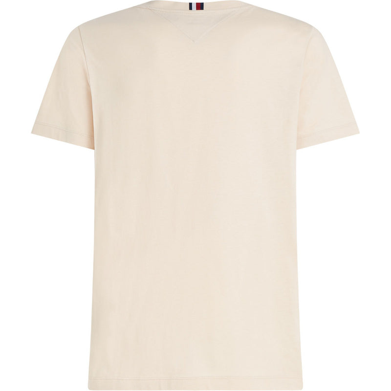 T-shirt Uomo Tommy Hilfiger - Hilfiger Arched Tee - Beige