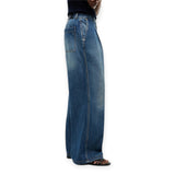 Jeans Donna Tommy Hilfiger - Wide Leg Pants Cam Mid Rw - Denim