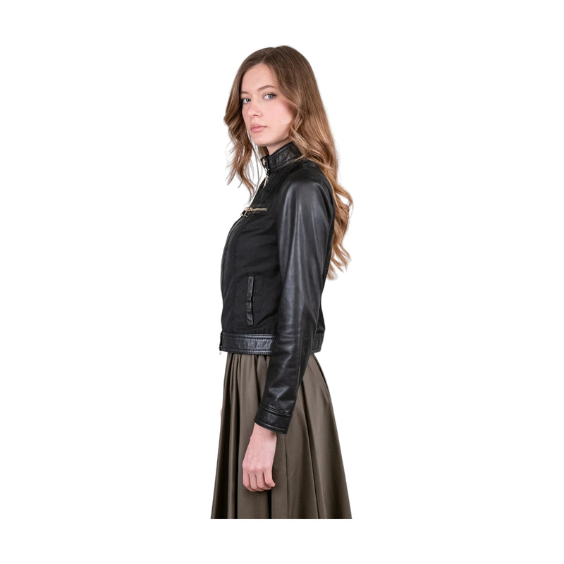 Giubbini Donna Leather Authority - Trinidad Mix - Nero