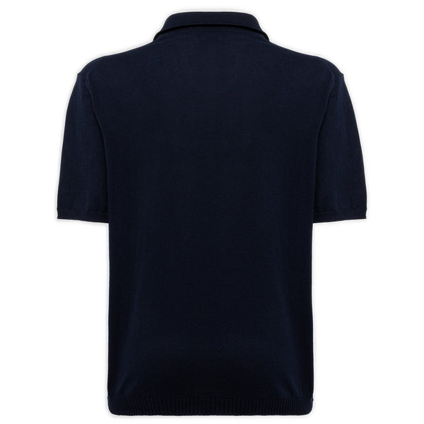 Polo Uomo Alpha Studio - Polo M/M Cotton Crepe - Blu