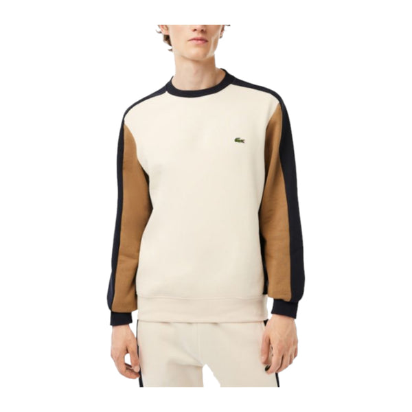 Felpe senza cappuccio Uomo Lacoste - Sweatshirt - Panna