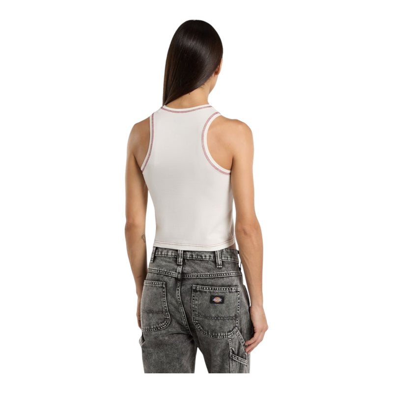 Canotte e top Donna Dickies - Racer Top W - Bianco