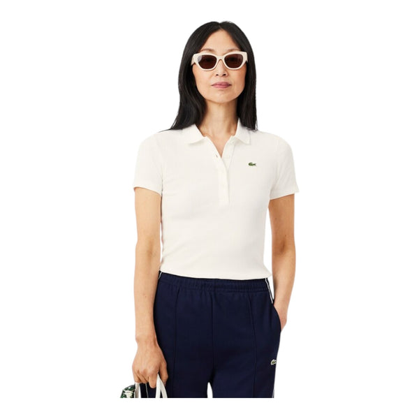 Polo Donna Lacoste - Maglietta M/C - Bianco