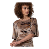 Vestiti casual Donna Surkana - Abito con arricciature in vita - Beige