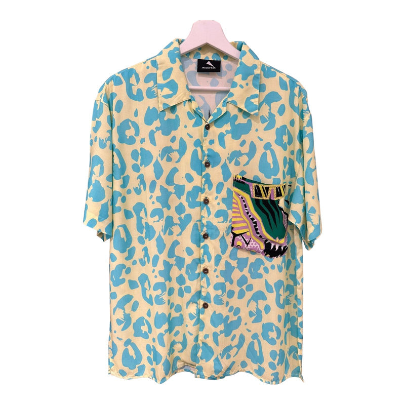 Camicie casual Uomo Mauna Kea - "CRAZY COCCO" SHIRT Animalier bowling - Giallo