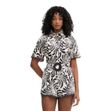 Camicie Donna Twinset - Camicia Coreana M/C - Marrone