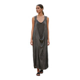 Vestiti casual Donna Sanctamuerte - Abito Lungo Jersey - Grigio