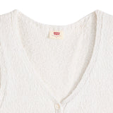 Gilet Donna Levi's - Helen Mini Boucle Vest - Bianco
