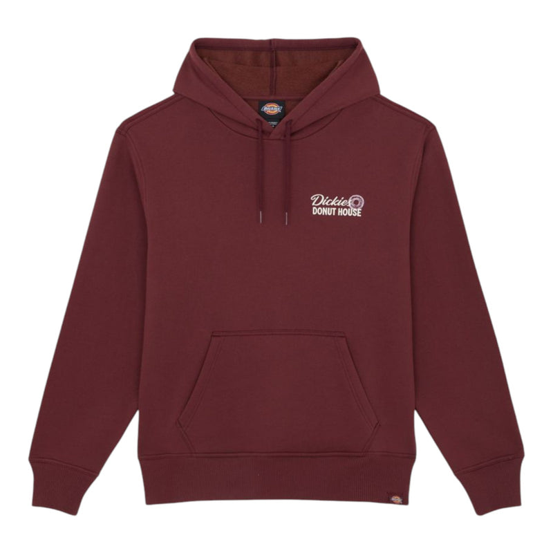 Felpe con cappuccio Uomo Dickies - Donut House Hoodie Andorra - Bordeaux
