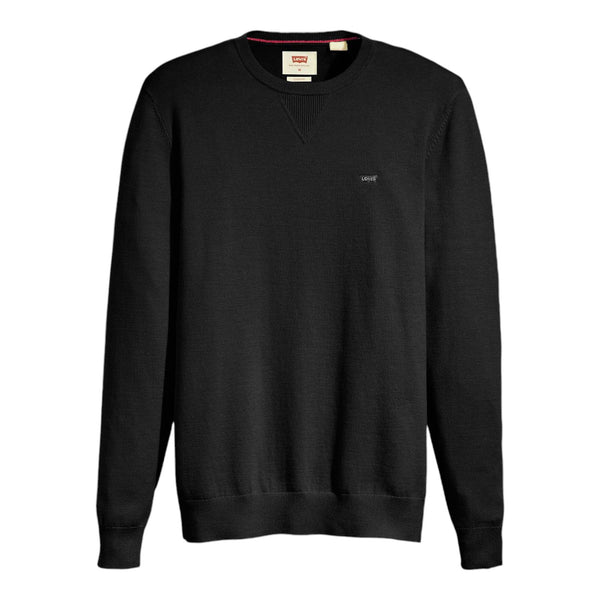 Maglie a manica lunga Uomo Levi's - Lightweight Hm Sweater Meteorite - Nero