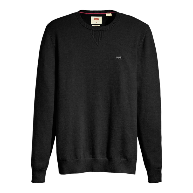 Maglie a manica lunga Uomo Levi's - Lightweight Hm Sweater Meteorite - Nero