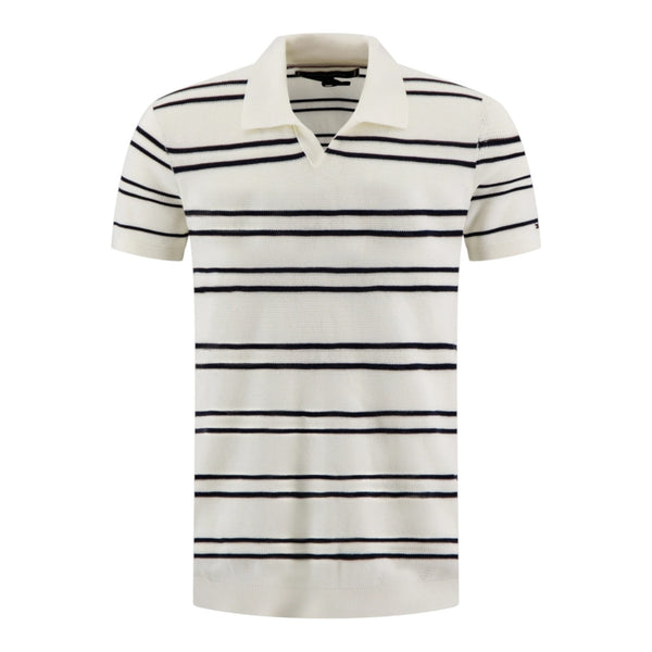 Polo Uomo Tommy Hilfiger - Dc Kntd Stp Jhny Collar Polo - Beige