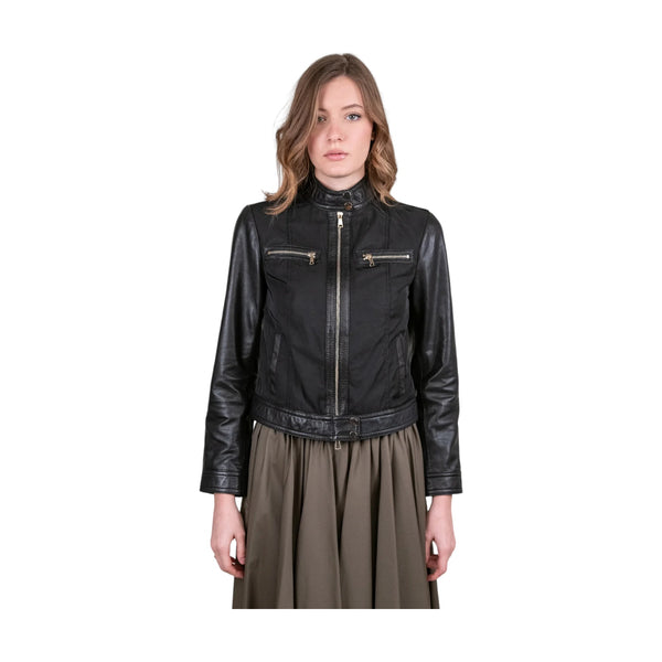 Giubbini Donna Leather Authority - Trinidad Mix - Nero