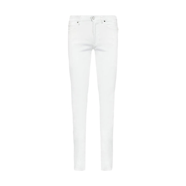 Jeans Donna Calvin Klein - Mid Rise Slim Ankle - Bianco