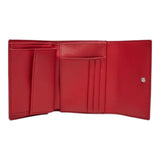 Portafogli Donna Calvin Klein - Ck Must Md Trifold W/Zip - Rosso