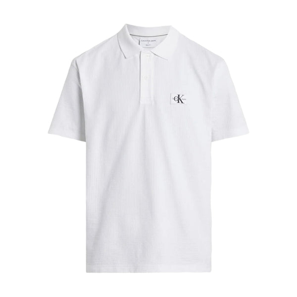 Polo Uomo Calvin Klein - Texture Polo - Bianco