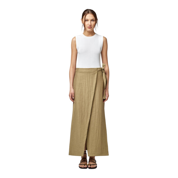 Gonne casual Donna Alpha Studio - Gonna Portafoglio Tailoring - Verde militare