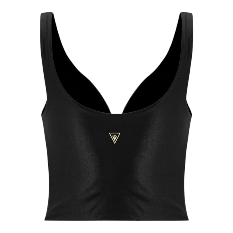 Canotte e top Donna MACRON CLUB HOUSE - Mch Fcf Wmn Beba Yoga Top Blk - Nero