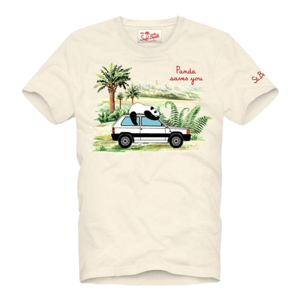 T-shirt Uomo Mc2 Saint Barth - Tshirt Man	Cotton Classic T Shirt - Beige