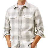 Camicie casual Uomo Tommy Hilfiger - Flannel Check Shirt Jacket - Grigio