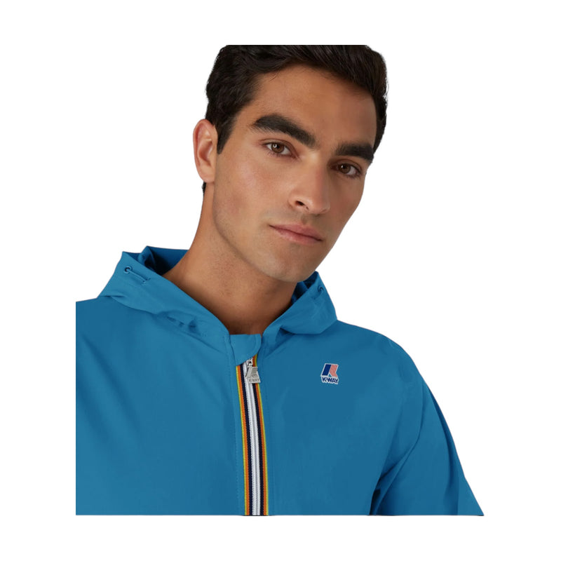 Giubbini Uomo K-Way - Jack Stretch Dot - Azzurro