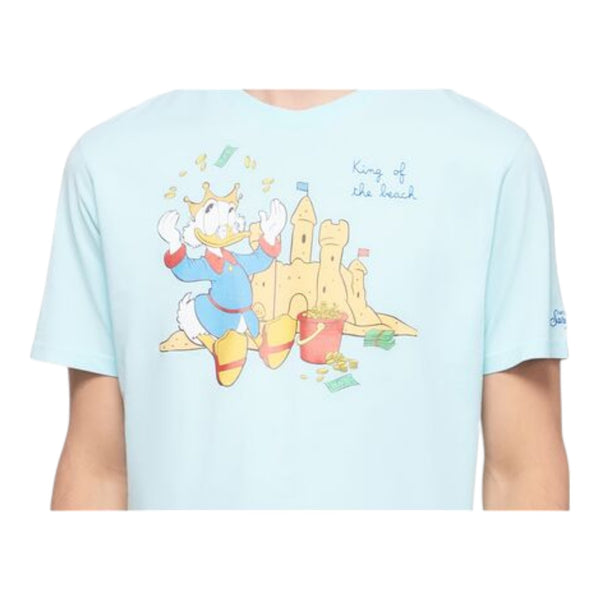 T-shirt Uomo Mc2 Saint Barth - Tshirt Man	Cotton Classic T Shirt - Celeste