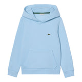 Felpe con cappuccio Bambino Lacoste - Lcb Core Fleece Pullover Hoodie - Celeste