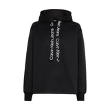 Felpe con cappuccio Donna Calvin Klein - Logo Drawcord Hoodie - Nero