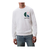 Felpe senza cappuccio Uomo Calvin Klein - Ls E 350Trry Ck Bhs - Bianco