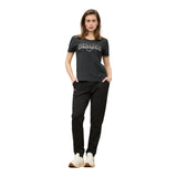 Pantaloni Donna Blauer - Pantaloni Morbidi Elasticizzati Madison - Nero