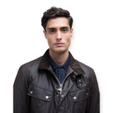 Giubbotti Uomo Barbour International - Tourer Duke Wax - Marrone