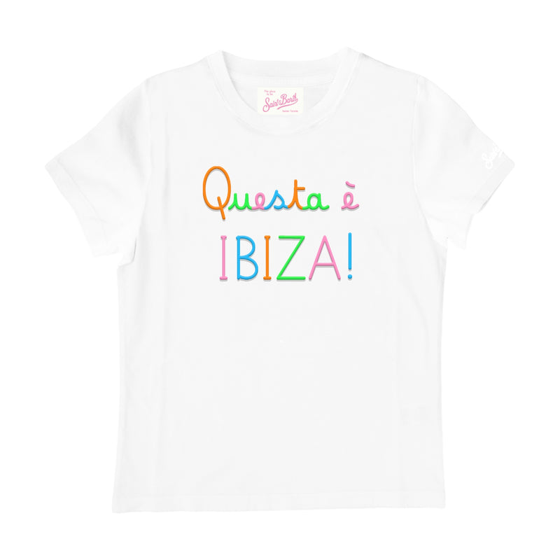 T-shirt Bambina Mc2 Saint Barth - Elly Cotton T-Shirt - Multicolore