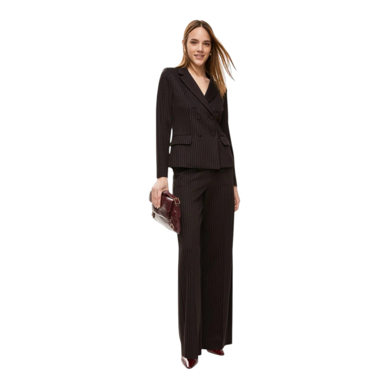 Pantaloni Donna iBlues - Berceto Pantalone In Jersey - Nero