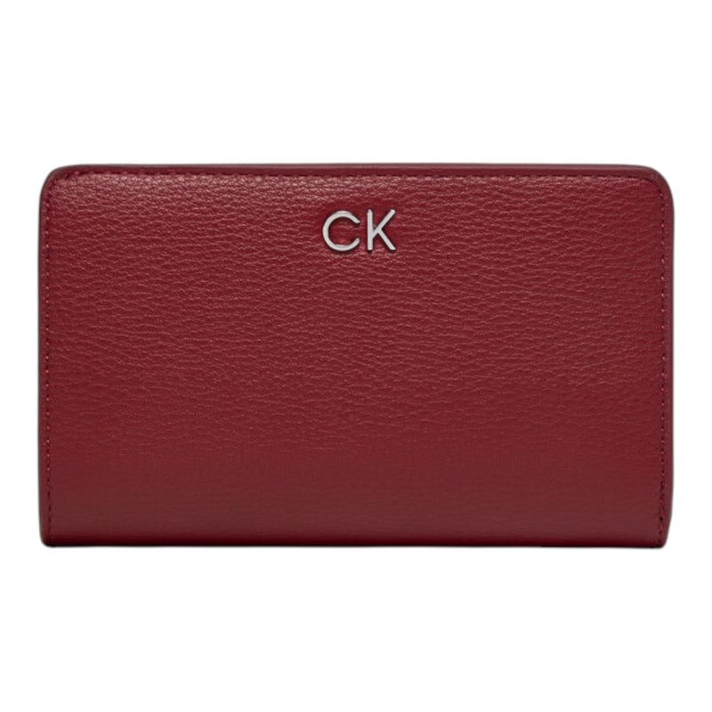 Portafogli Donna Calvin Klein - Ck Daily Medium Bifold - Bordeaux