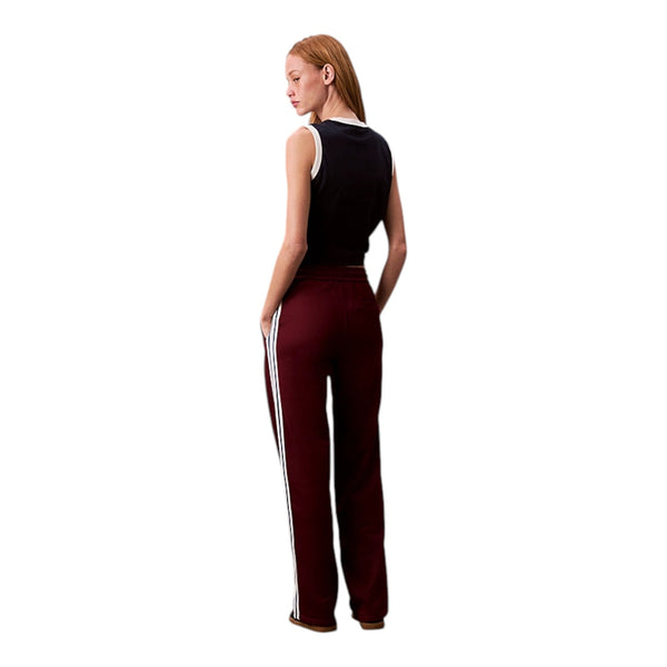 Pantaloni Donna Calvin Klein - Hgh Shn Frnch Trry T - Bordeaux