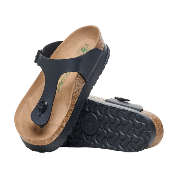 Sandali Donna Birkenstock - Gizeh Platform black veg, Birko Flor - Nero