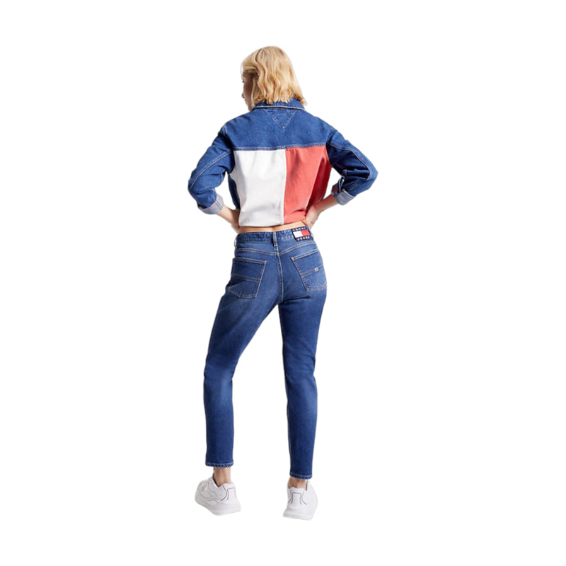 Jeans Donna Tommy Hilfiger - Izzie Hr Sl Ank - Blu