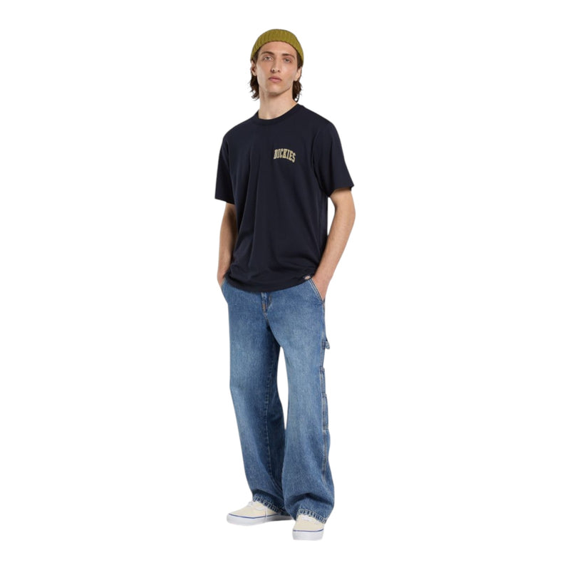 T-shirt Uomo Dickies - Aitkin Chest Tee Ss - Blu