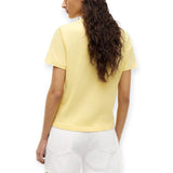 T-shirt Donna Tommy Hilfiger - Reg Corp Logo C-Nk Ss - Giallo
