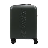 Valigie Unisex K-Way - Cabin Trolley Small - Verde militare