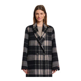 Cappotti Donna RINO & PELLE - Double breasted reversible coat - Nero