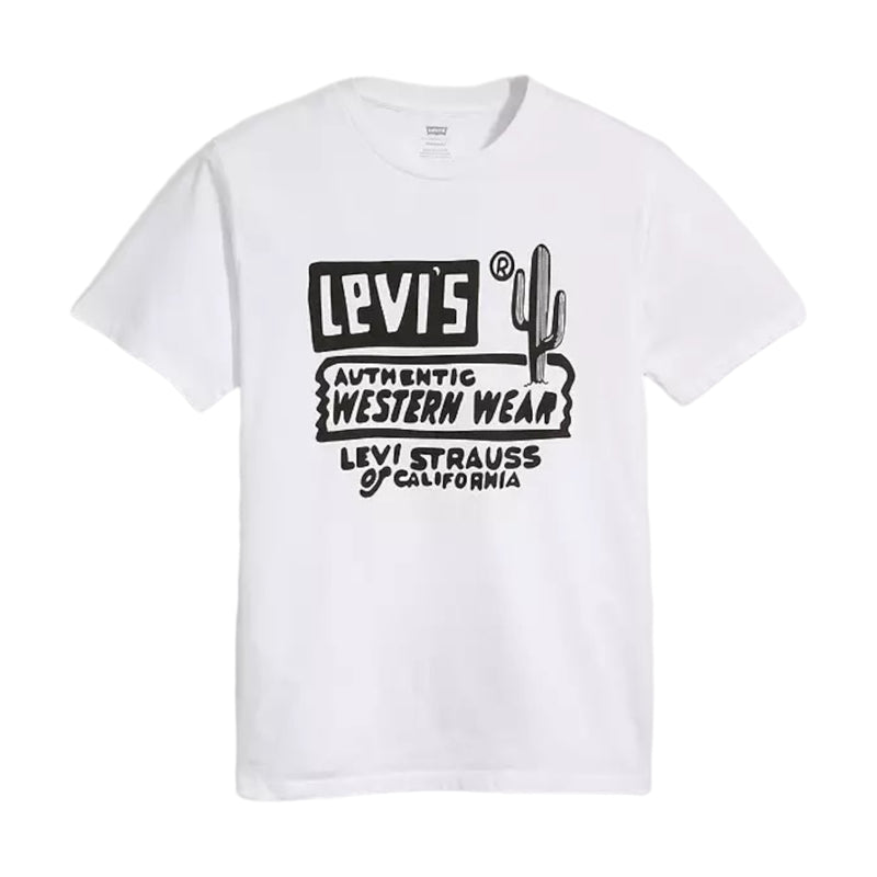 T-shirt Uomo Levi's - Graphic Crewneck Tee - Bianco