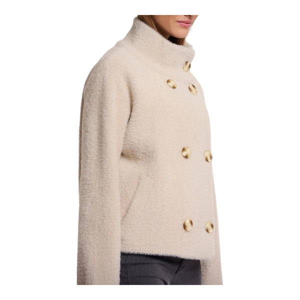 Cappotti Donna RINO & PELLE - Short double breasted jacket - Beige