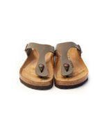 Sandali Unisex Birkenstock - Gizeh Birko-Flor Nubuck - Grigio